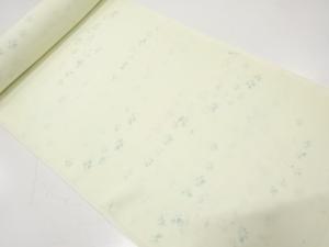 アンティーク　花模様　長襦袢地反物